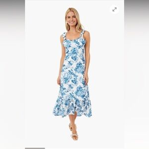 Tuckernuck Blue Floral Dress
